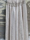 Mutedance 25 autumn and winter double layer drawstring waist skirt vegetable dyed high degree of handmade MD-MD25FW89-beige